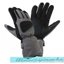 Mens Black and Grey Tri-Tex? Padded-Waterproof Gloves